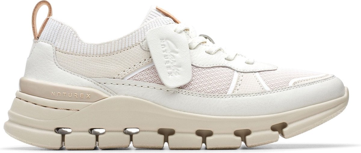 Clarks sneaker Wit (NATUREXCOVEOFFWHITE3)