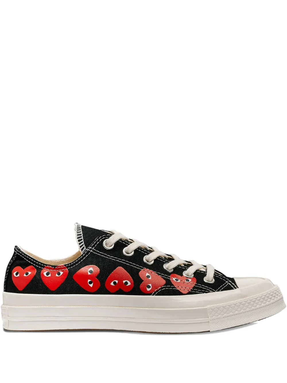 Comme Des Garçons Play x Converse Chuck 70 Sneakers mit Herz-Print – Schwarz (AZK126051)