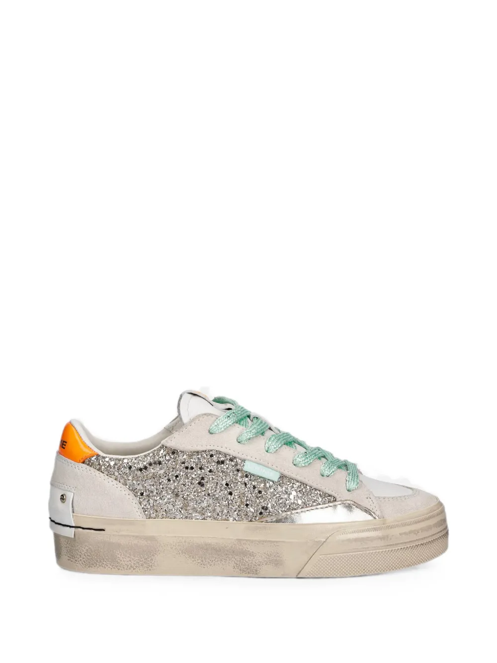 Crime London Soho sneakers met vlakken met glitters – Beige (29503PP8)