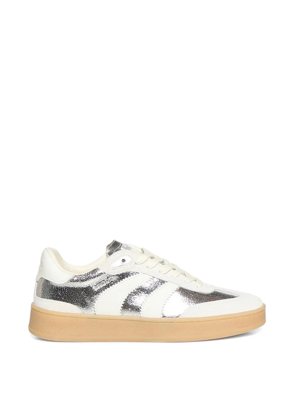 Crime London Wembley sneakers met metallic effect – Wit (29304PP8)
