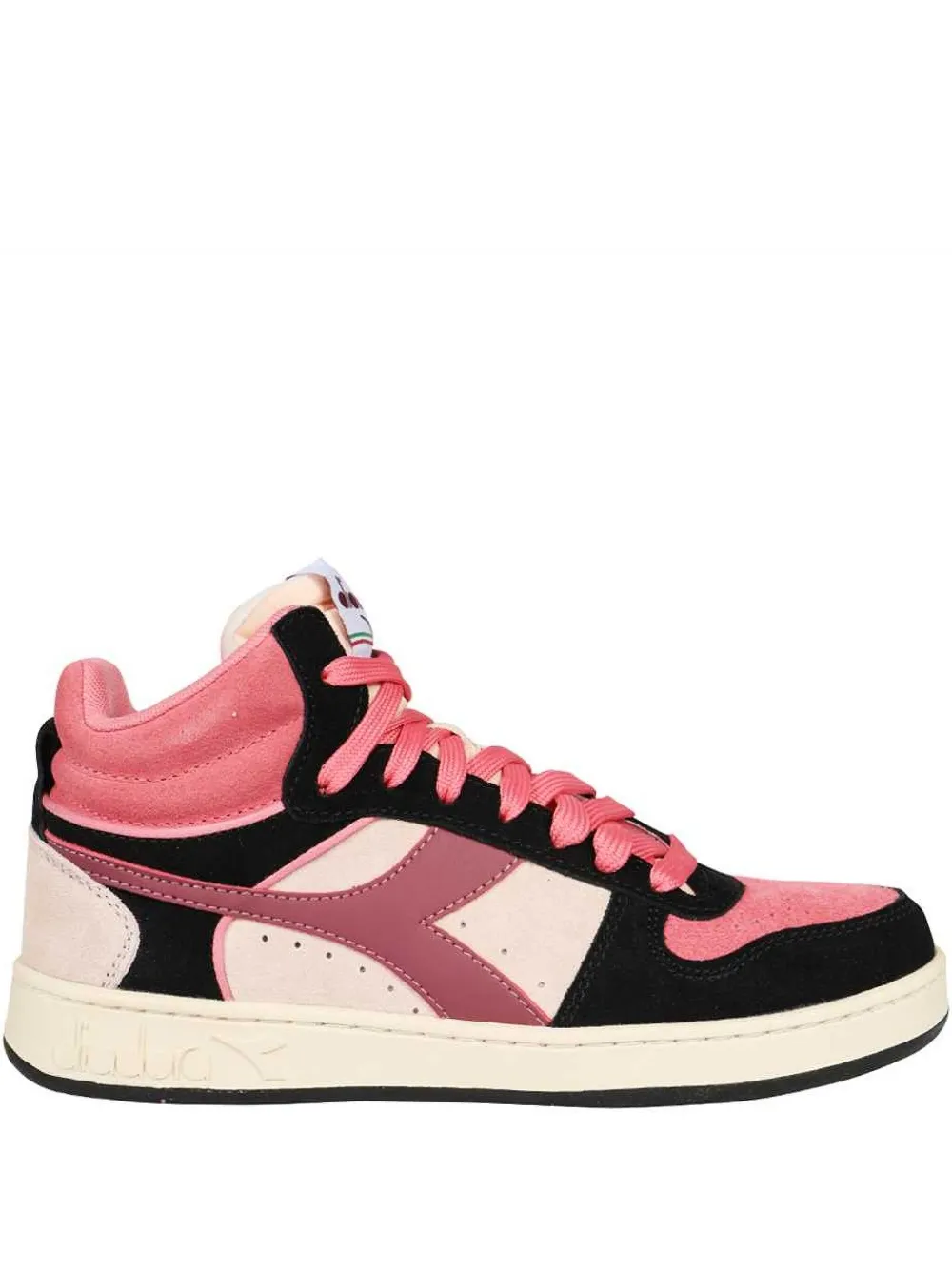 Diadora High-Top-Sneakers aus Wildleder – Rosa (501179012)