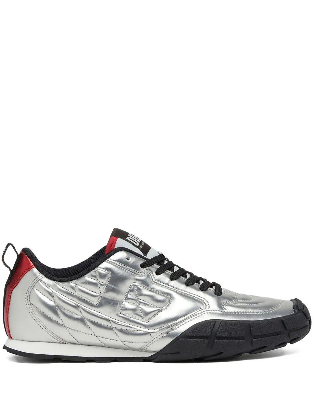Diesel S-Pagodha gewatteerde sneakers – Zilver (Y03834P7480)