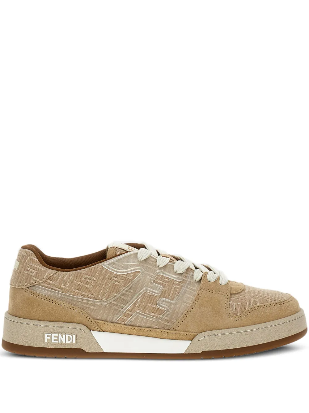 FENDI Match sneakers met FF-monogram – Beige (7E1688AY9B)