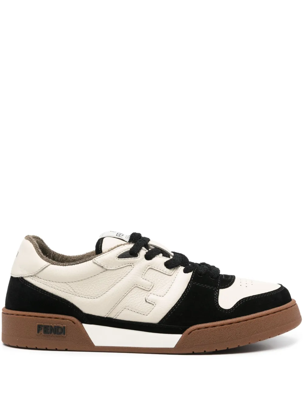 FENDI Sneakers met logo – Beige (7E1493AHH2)