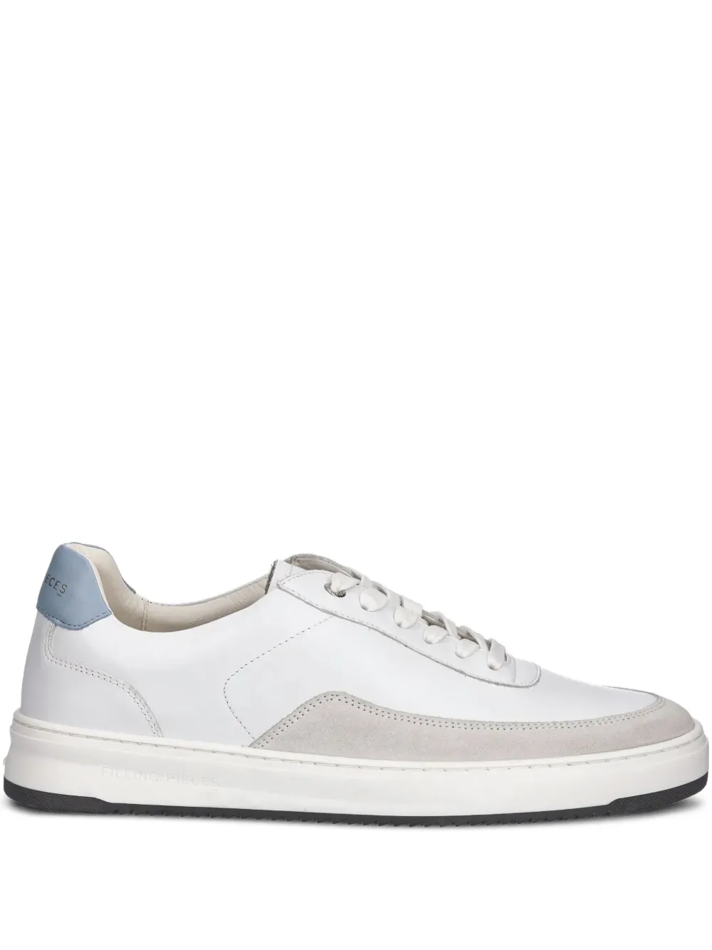 Filling Pieces Sneakers mit Wildledereinsätzen – Weiß (46725651931)