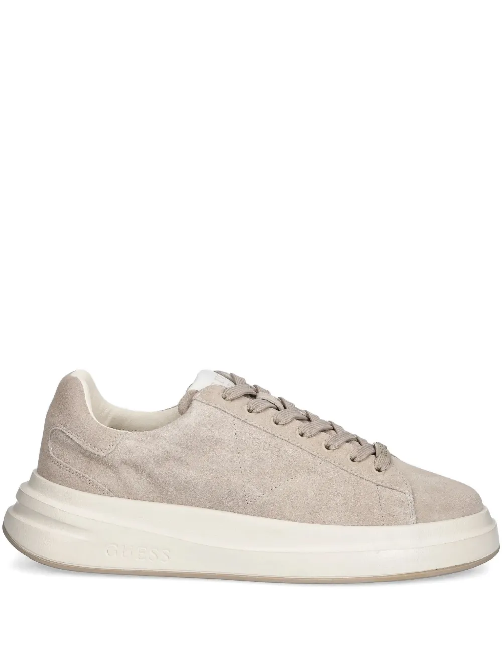 GUESS USA Elba Plateau-Sneakers aus Wildleder – Blau (FMTLBASUE12)