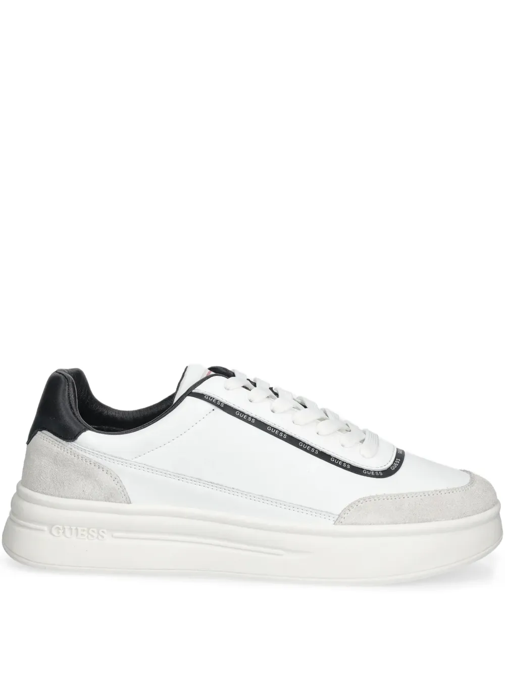 GUESS USA Sneakers mit Logo-Besatz – Weiß (FMTWI3ELE12WHITE)