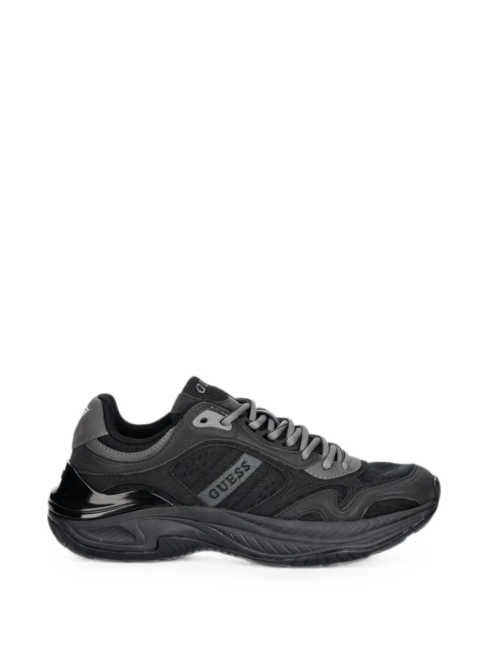 GUESS USA Squan logo-patch sneakers – Zwart (FMTSQUELE12)