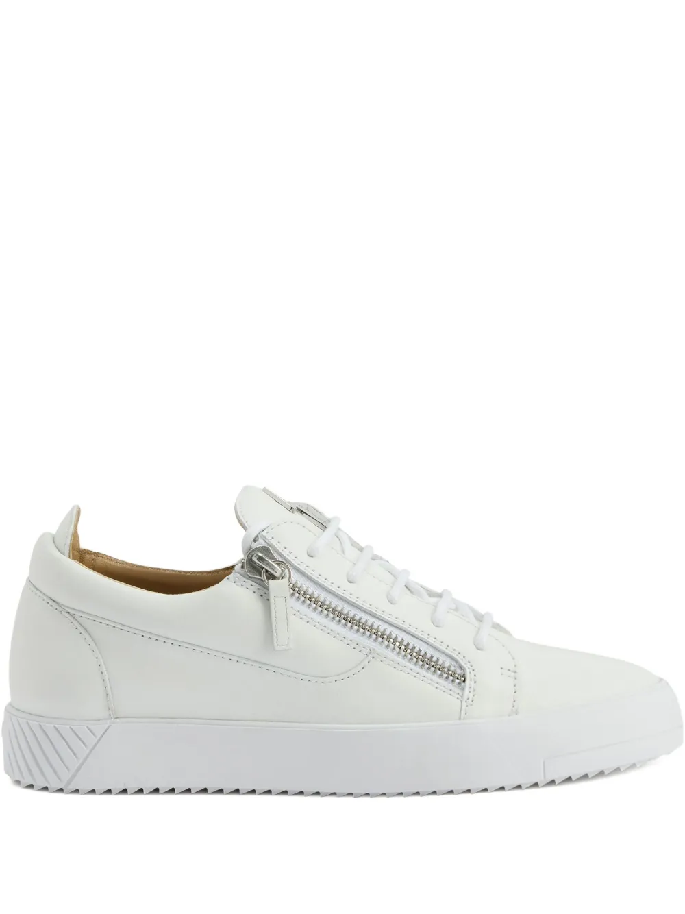 Giuseppe Zanotti Frankie Sneakers mit Reißverschluss – Weiß (RU50028H06)