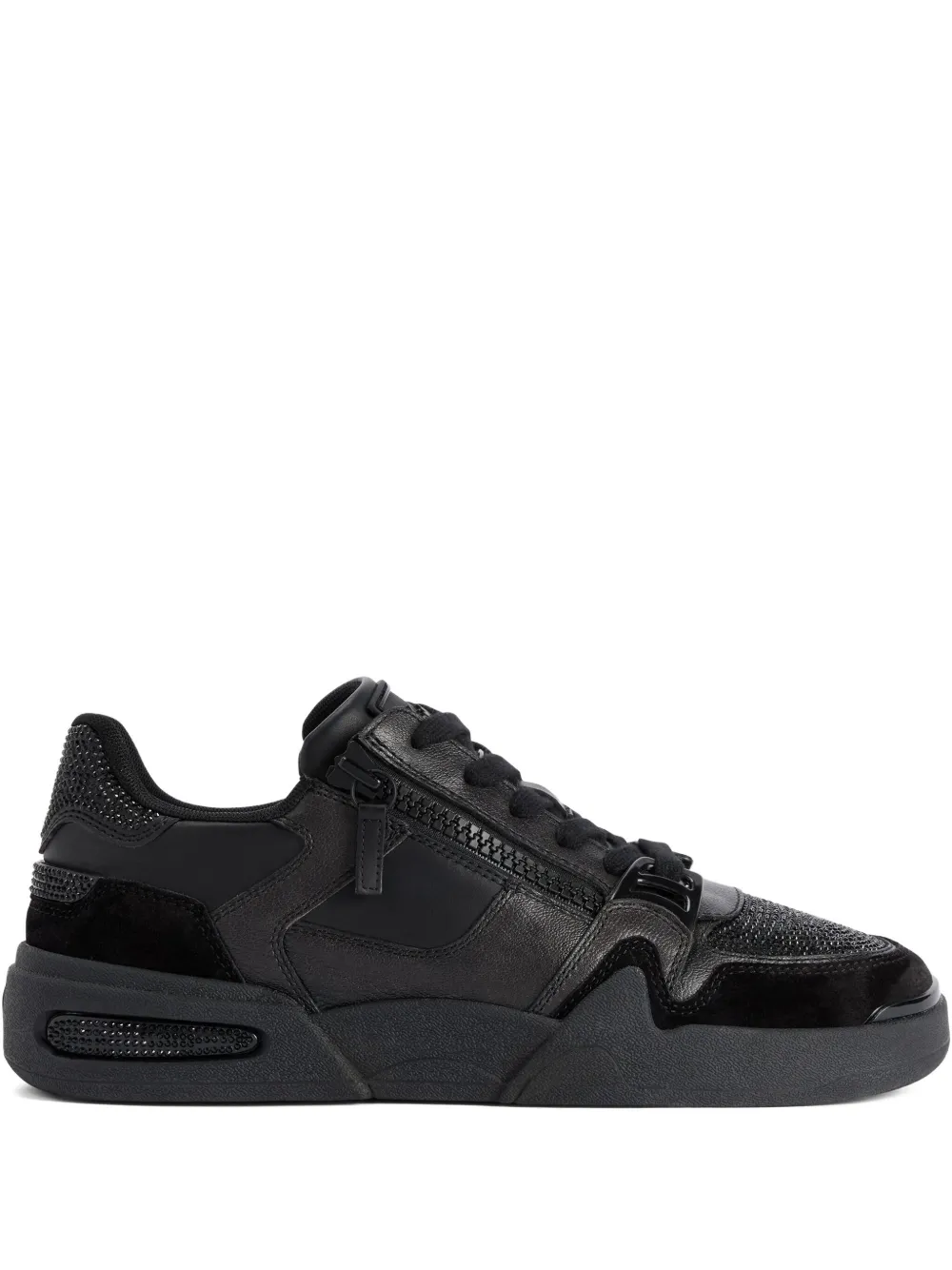 Giuseppe Zanotti Frankie sneakers verfraaid met kristallen – Zwart (RU50016001)