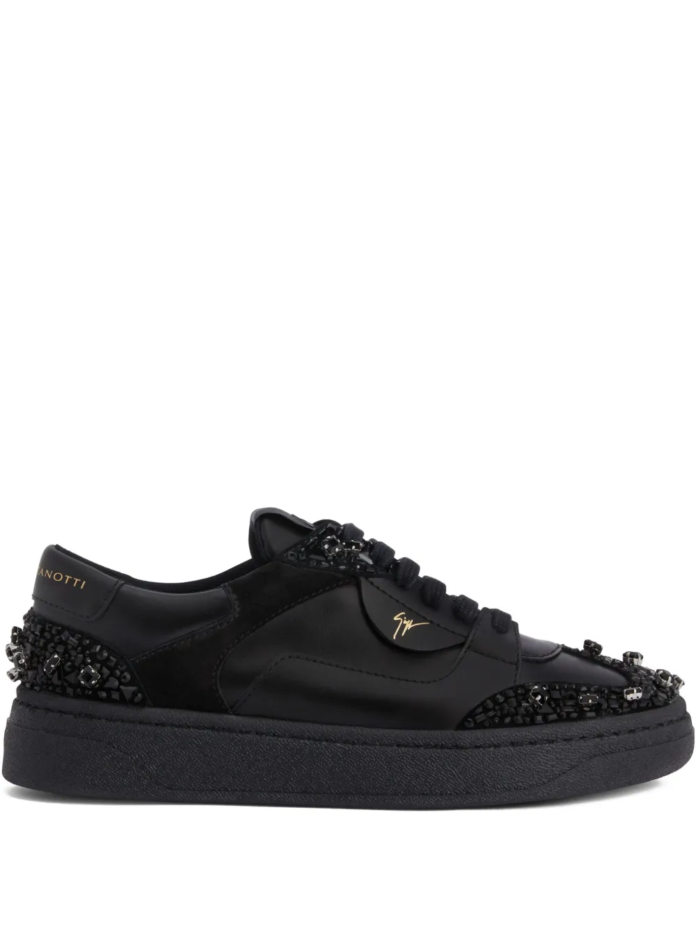 Giuseppe Zanotti GZ94 sneakers met geborduurde stras – Zwart (RW50028001)
