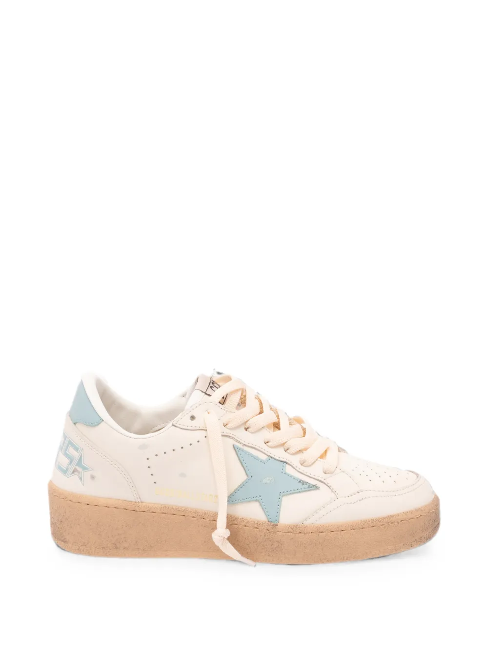 Golden Goose Ball Star sneakers met sterpatch – Beige (GWF00804F008501)