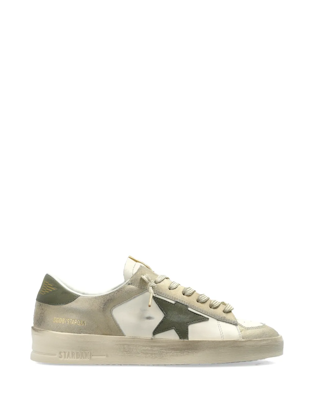 Golden Goose Stardan leren sneakers – Beige (GWF00333F007935)
