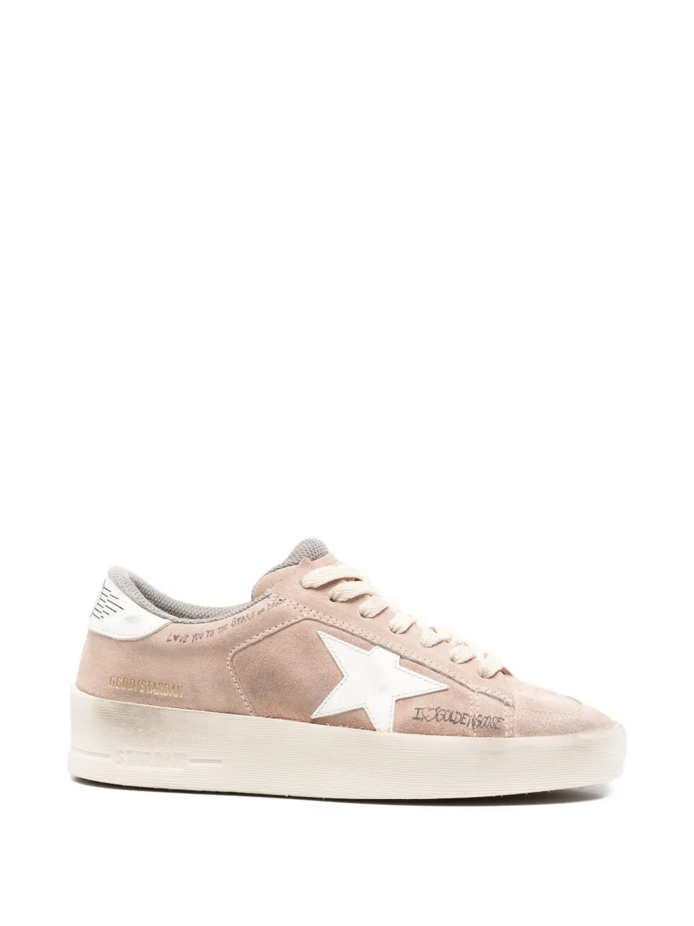 Golden Goose Stardan suède sneakers – Beige (GWF00667F005277)