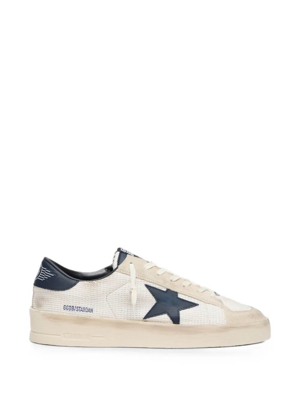 Golden Goose Stardan suède sneakers met ster – Beige (GMF01089F008537)