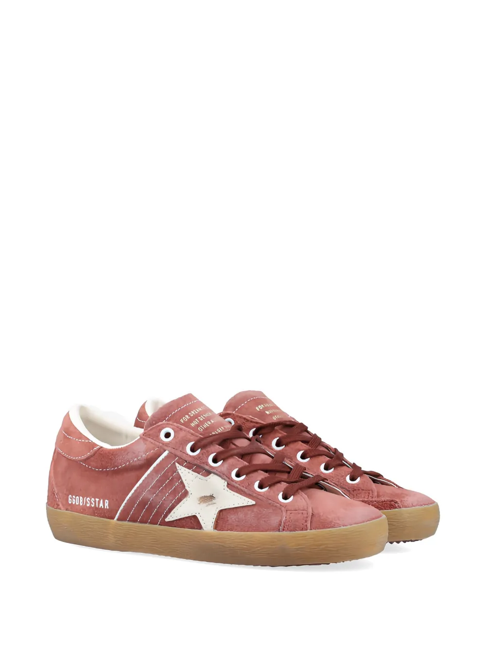 Golden Goose Super-Star Sneakers aus Wildleder – Rot (GWF01041F008165)