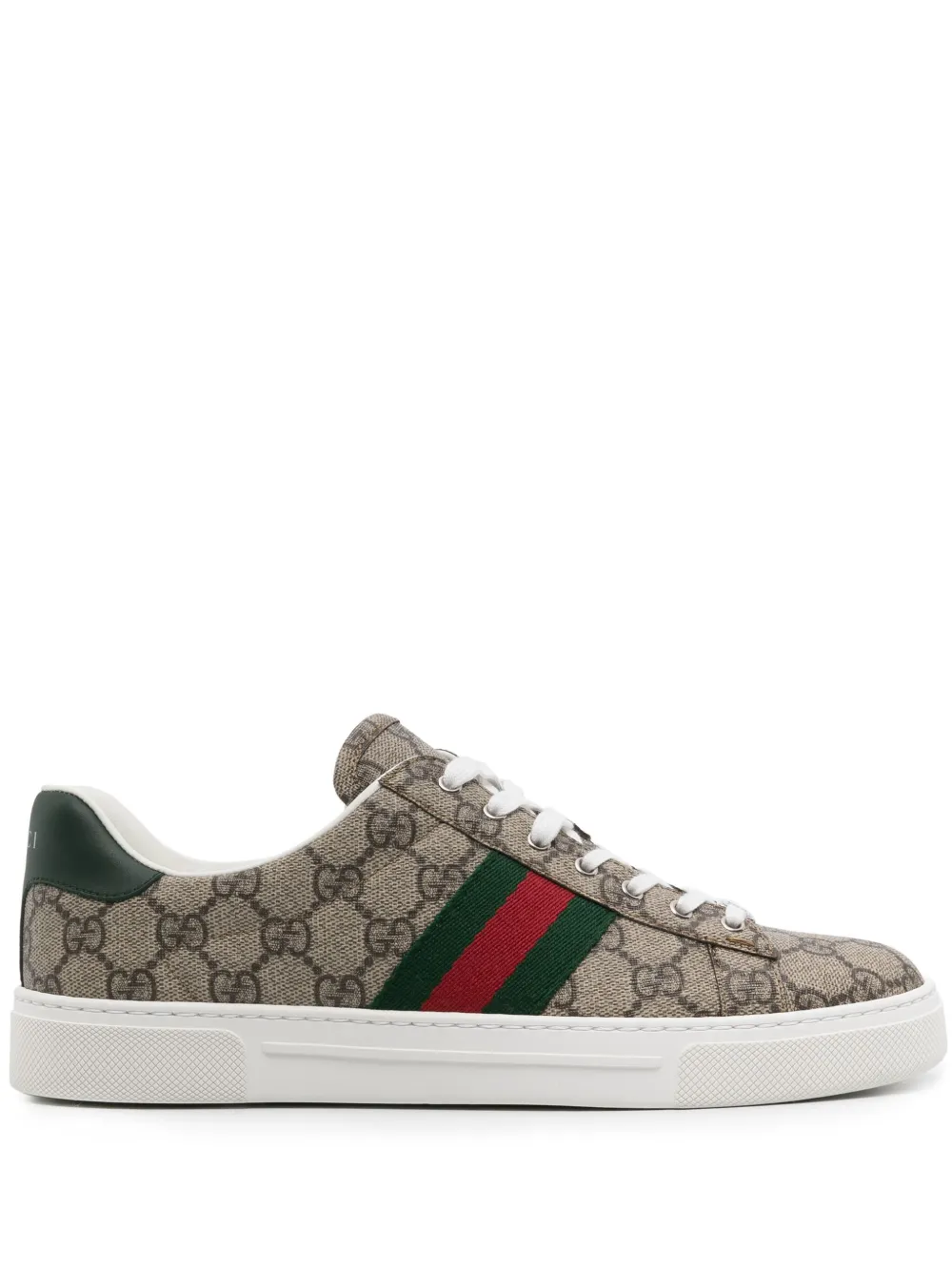 Gucci Ace sneakers met monogram – Beige (760774FACMZ)