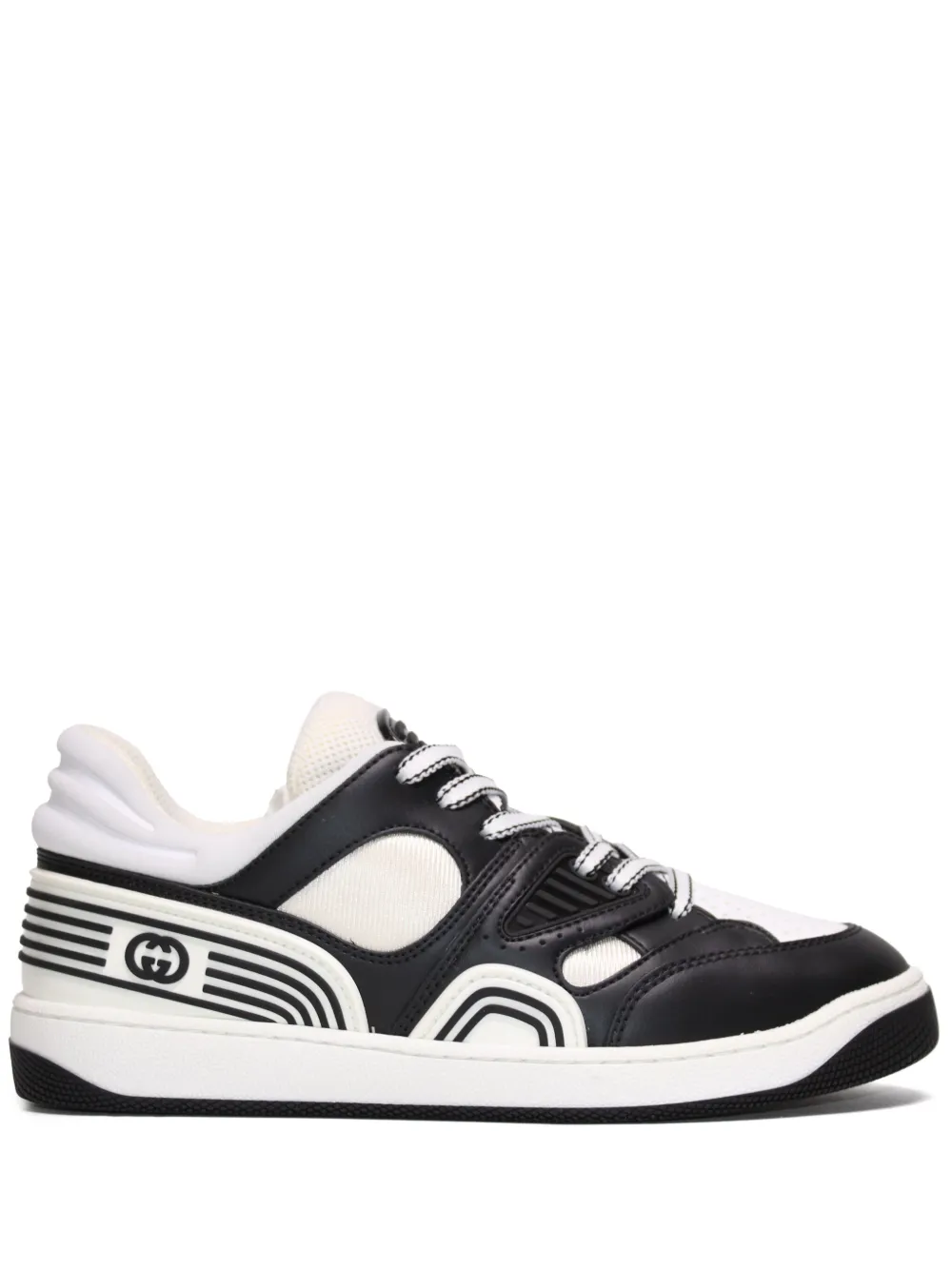 Gucci Basket low-top sneakers – Zwart (7227772SH80)