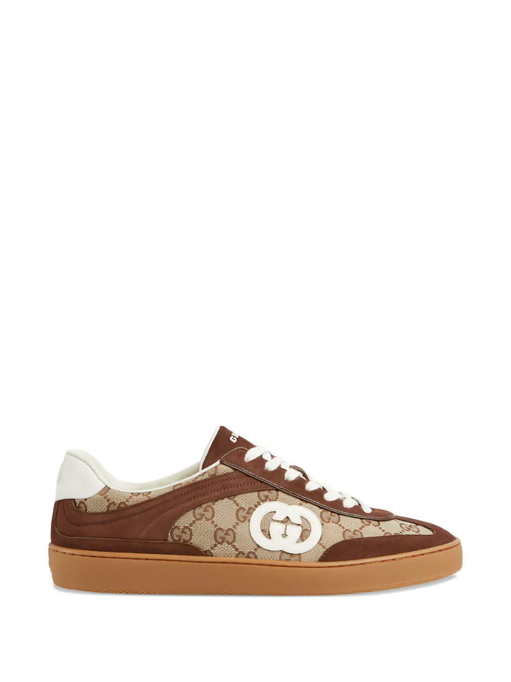 Gucci G75 GG Supreme Interlocking G sneakers – Beige (791742AAEGA)