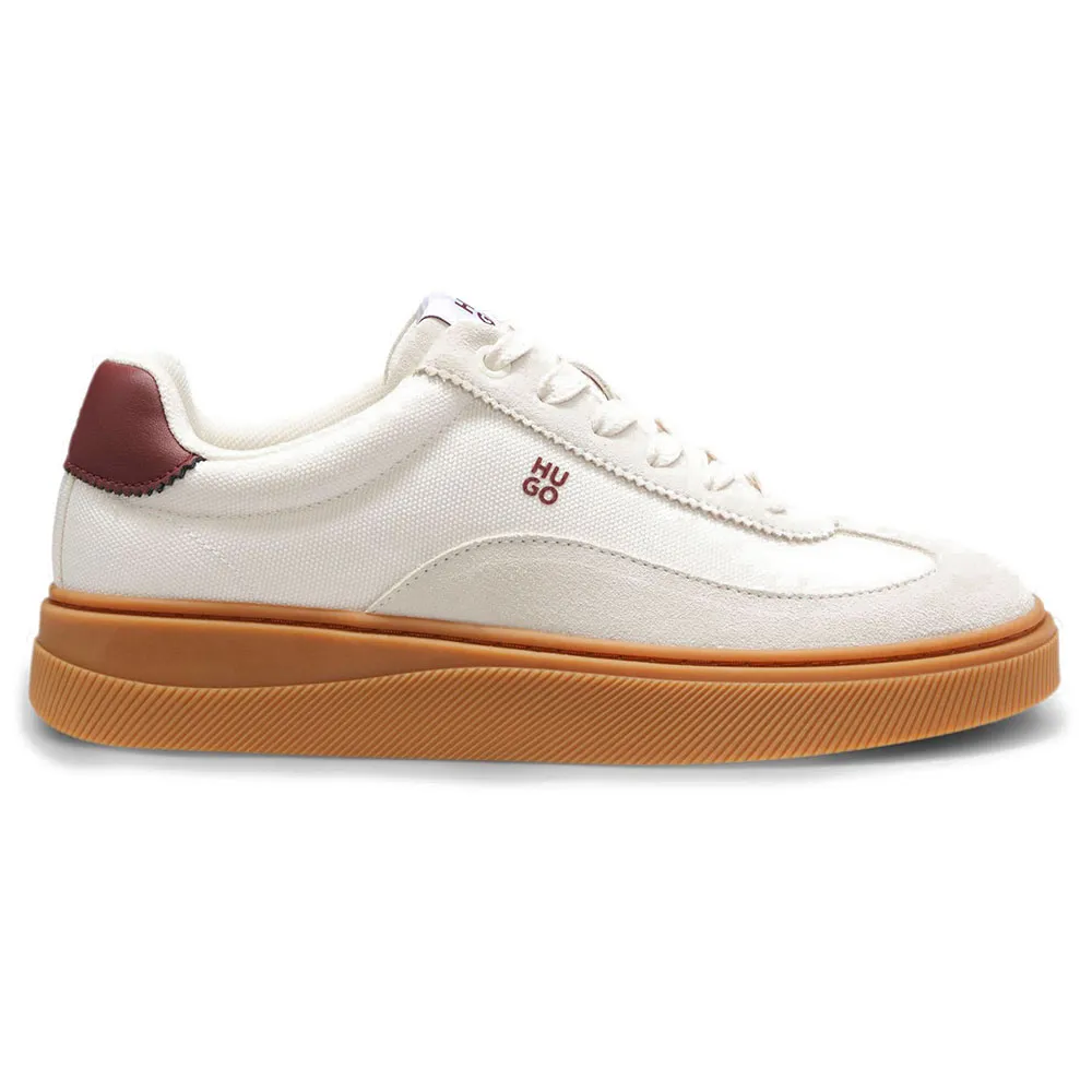 Hugo Boss sneaker Taupe / Wijnrood / Offwhite (50569344-118)