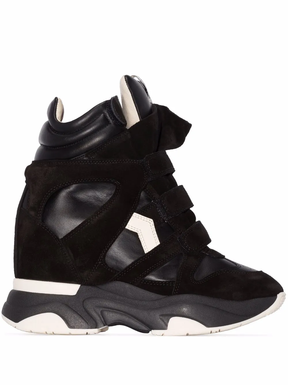 ISABEL MARANT Balksee sneakers met sleehak – Zwart (BK049100M019S)