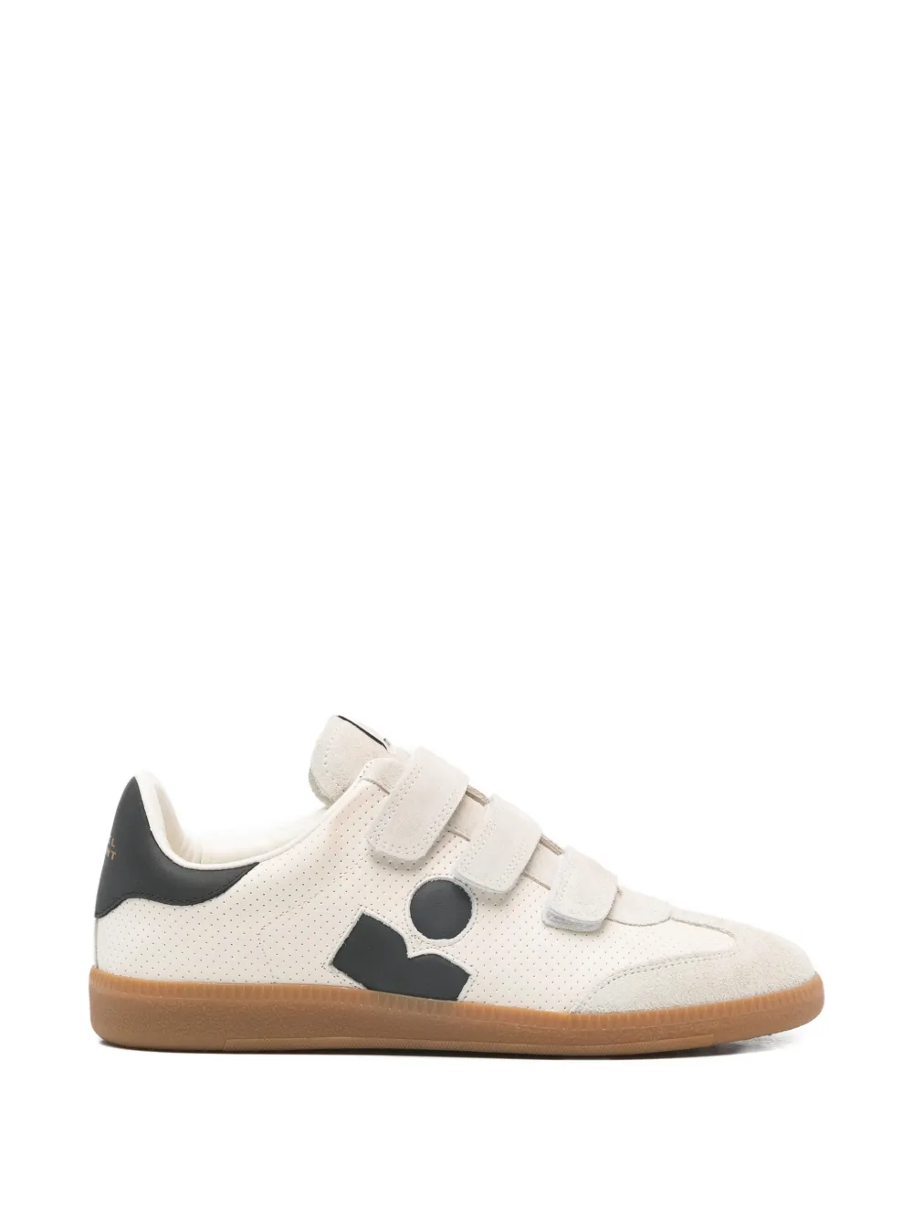 ISABEL MARANT Beth sneakers met geperforeerd logo – Beige (BK0013FAD1E06S)