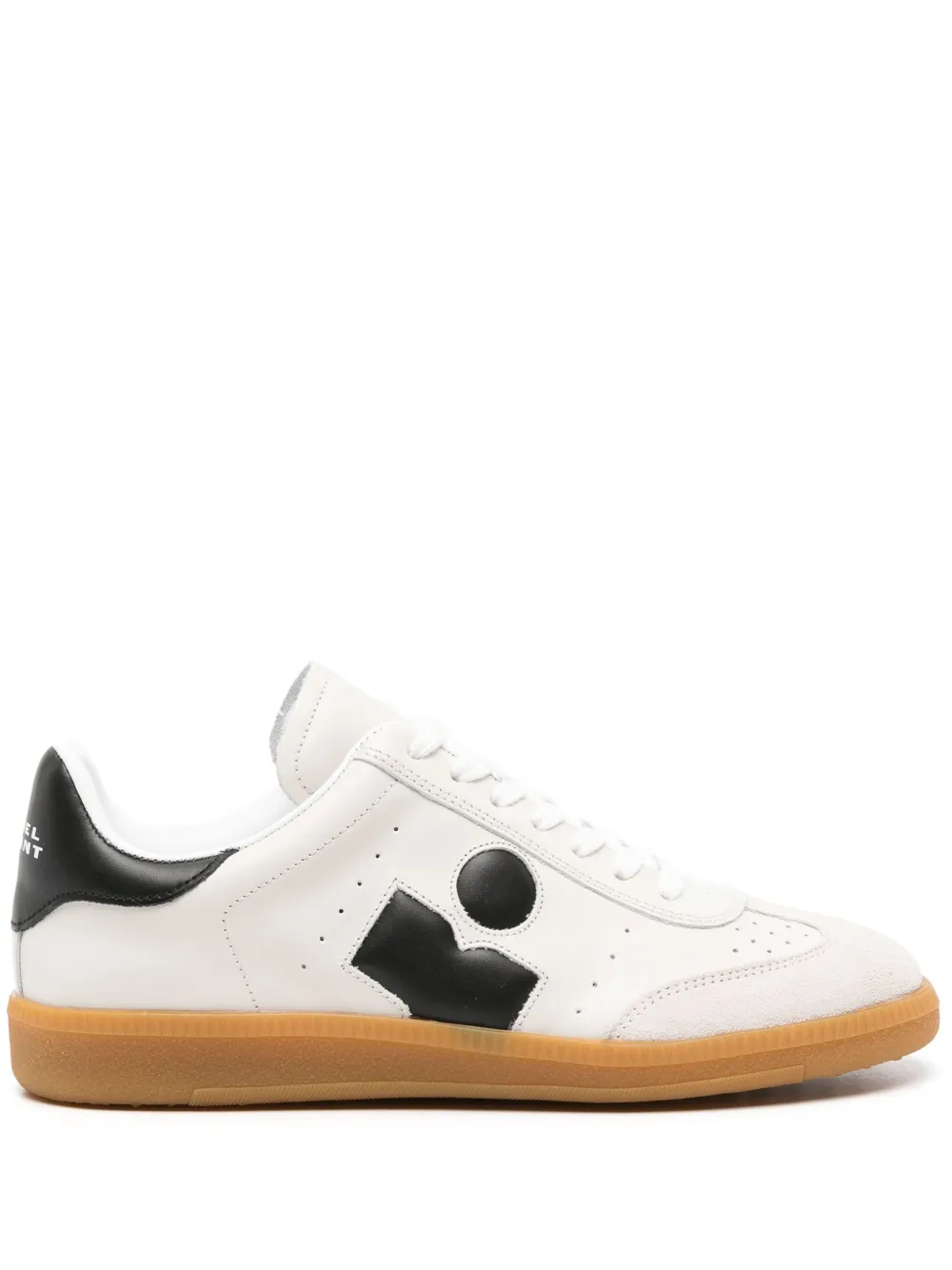 ISABEL MARANT Bryce leren sneakers – Beige (BK0014FAA4E11S)