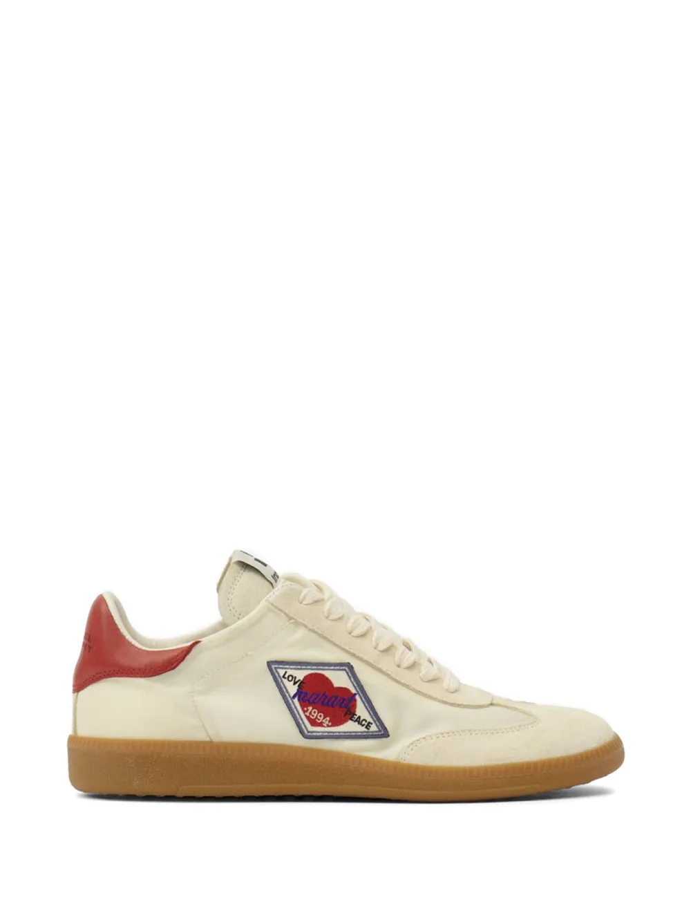 ISABEL MARANT Kaycee sneakers met logopatch – Beige (BK0055FAD2E13S)