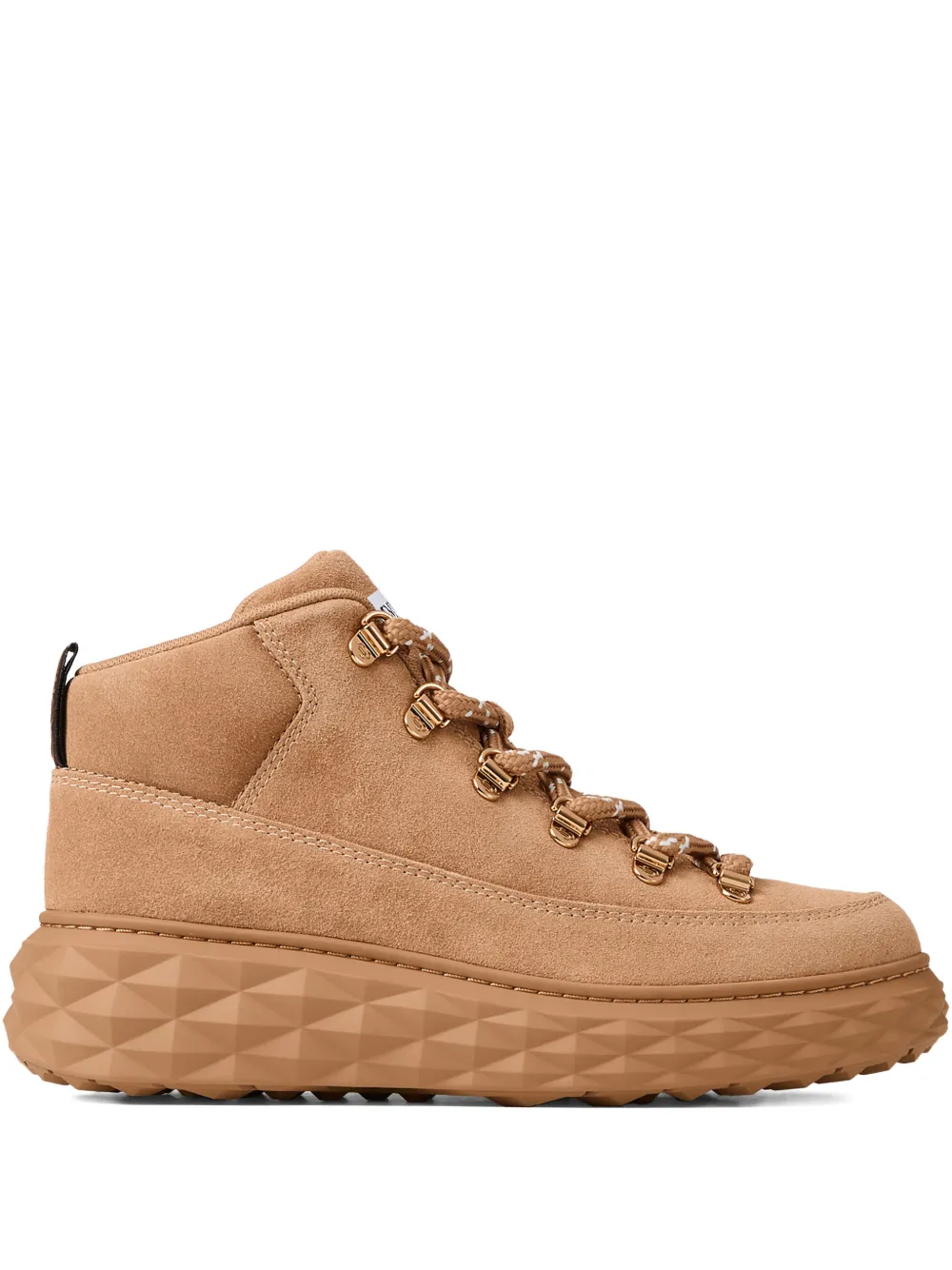 Jimmy Choo Diamond Maxi Hike High-Top-Sneakers aus Wildleder – Braun (J000179691)