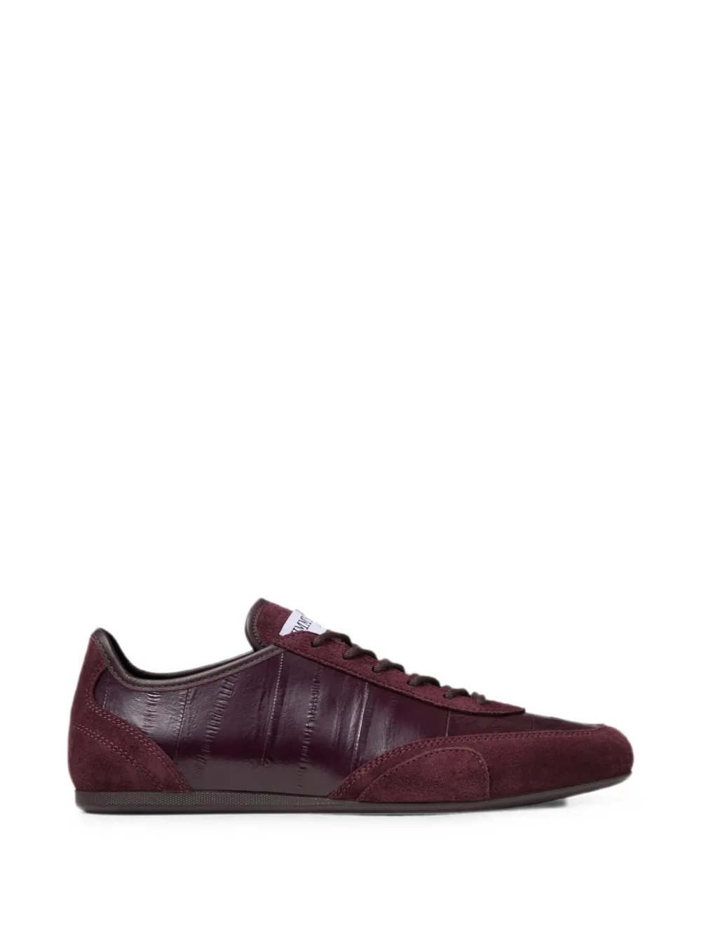Jimmy Choo Sunny F Deep Merlot Sneakers mit Aal-Print – Rot (SUNNYFGBN)