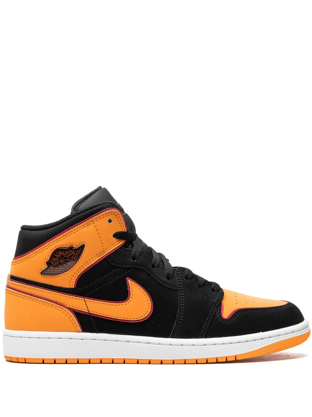 Jordan Air Jordan 1 Mid Black Orange sneakers – Oranje (FJ4923)