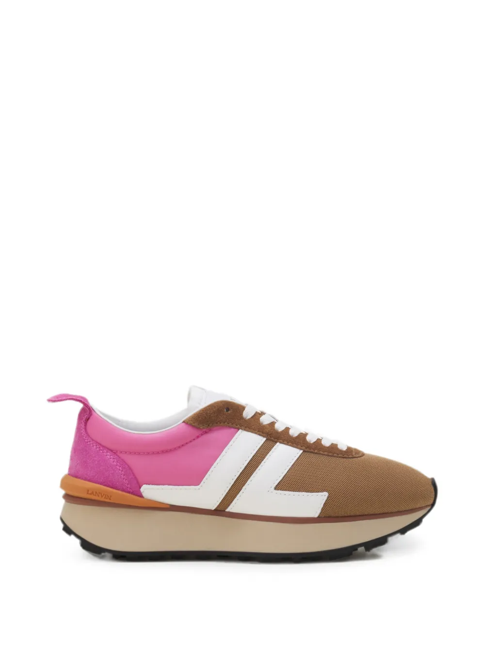 Lanvin Bumpr Sneakers aus Nylon und Mesh – Braun (FUSKBMP1NYMEA26)