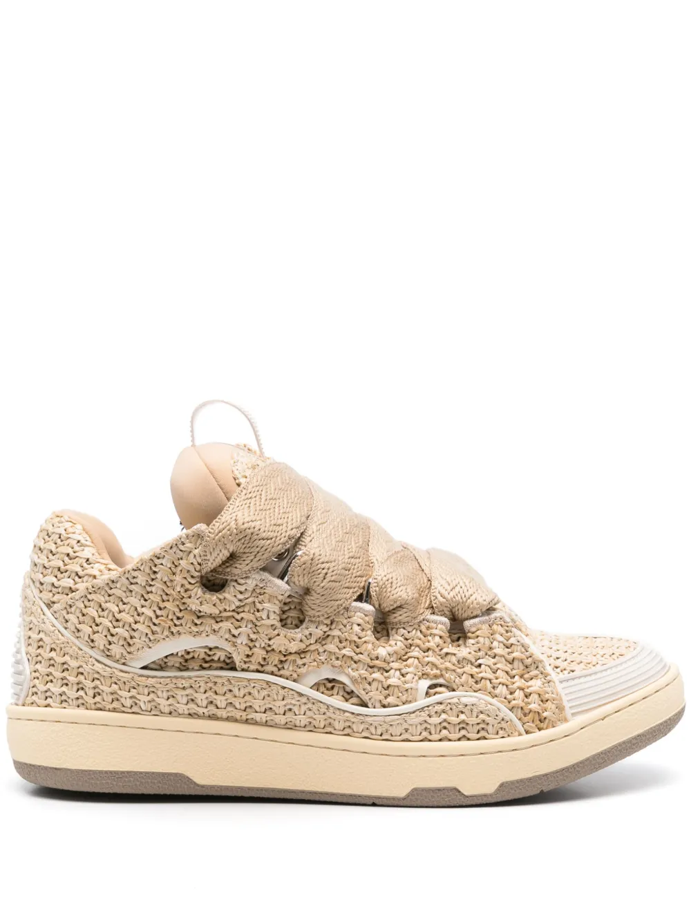Lanvin Curb sneakers – Beige (FUSKDK12RACAP25)