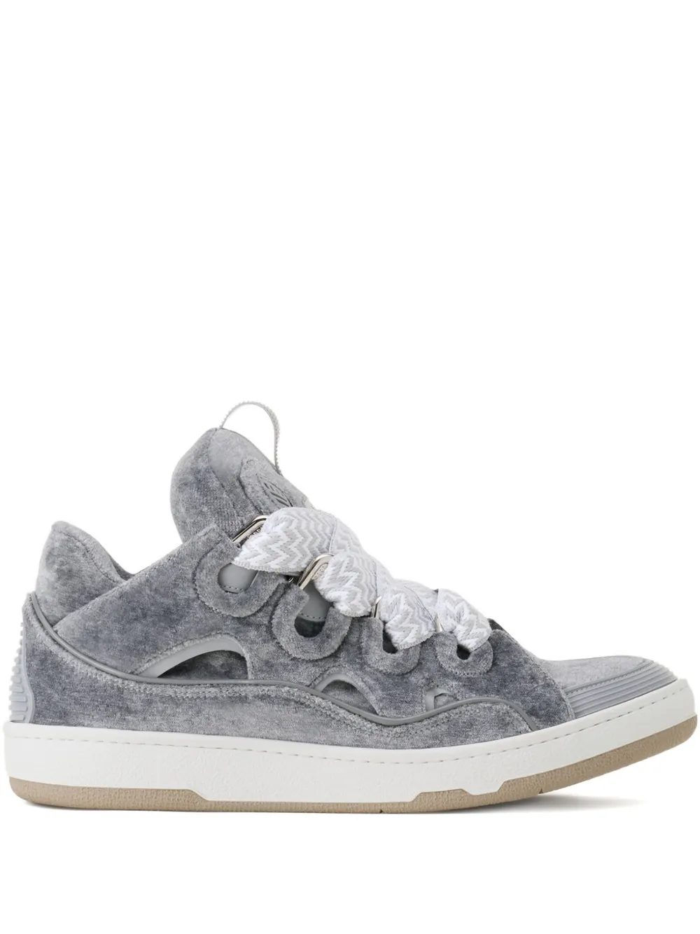 Lanvin Curb sneakers met chevron streep – Grijs (FUSKDK12JERSP26)
