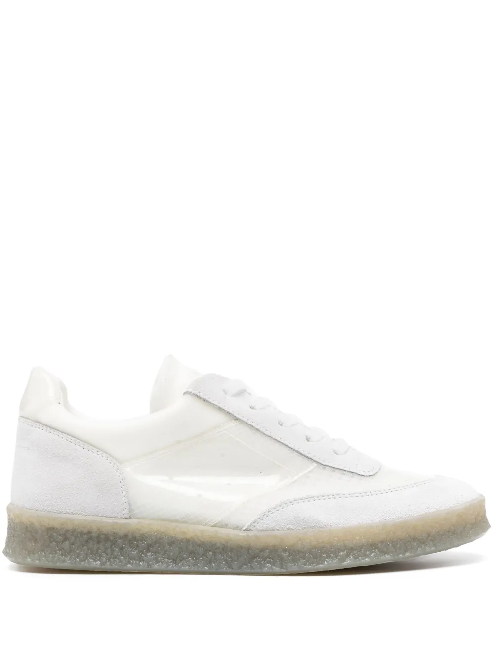 MM6 Maison Margiela Sneakers mit Wildledereinsätzen – Weiß (S59WS0212P6391)