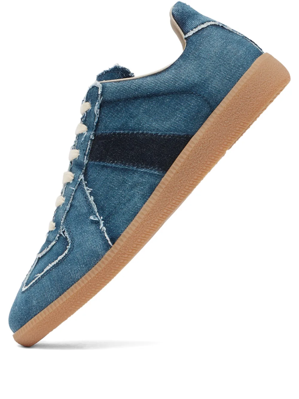 Maison Margiela Replica Denim sneakers met vervaagd effect – Blauw (S97WS0089P7578)