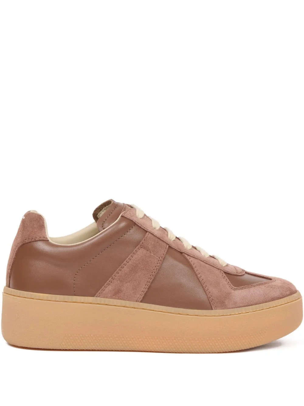 Maison Margiela Replica sneakers met sleehak – Bruin (S58WS0282P1895)