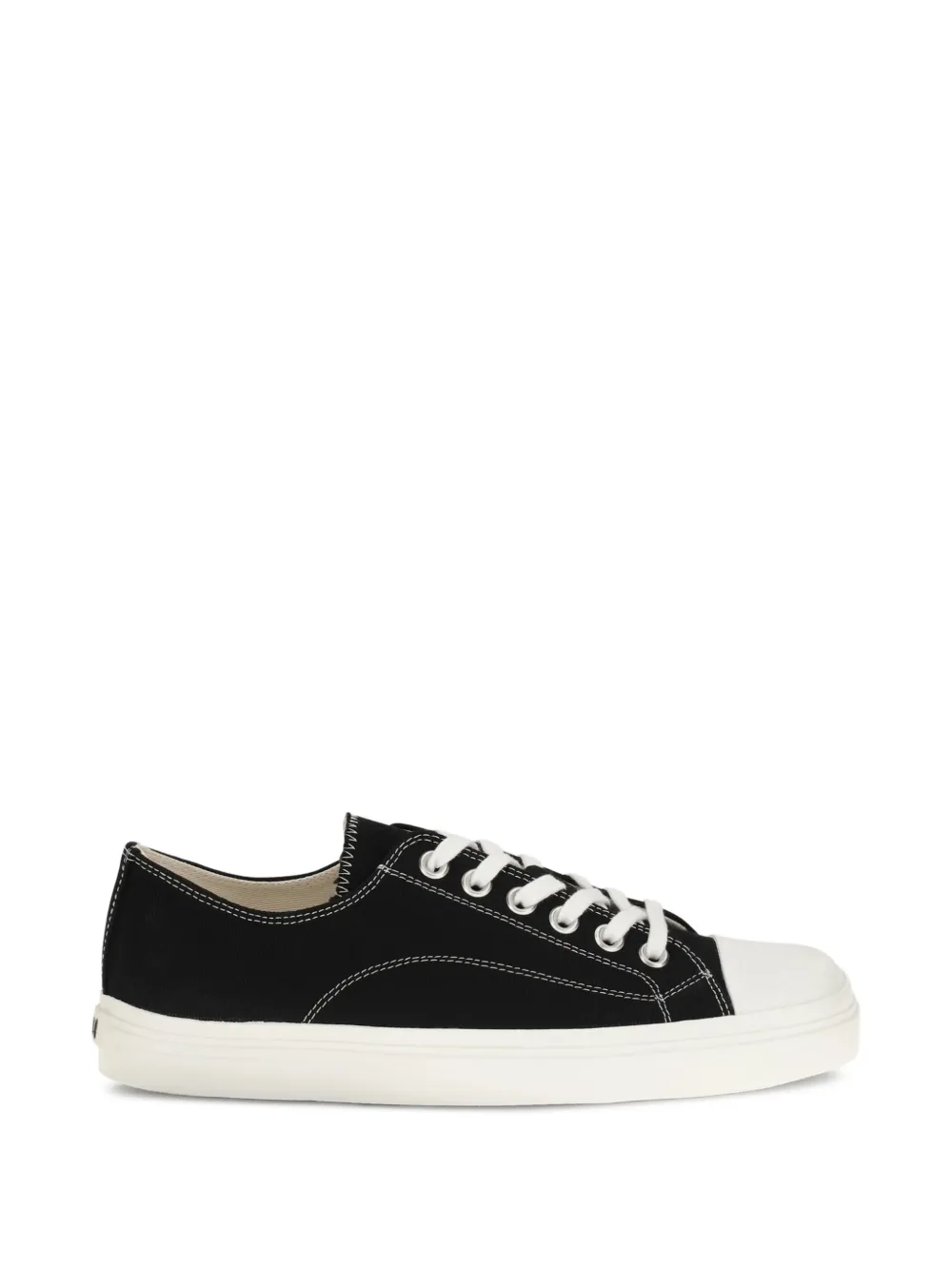Moschino Sneakers mit Kontrastdetails – Schwarz (MB15053G0OGR0)