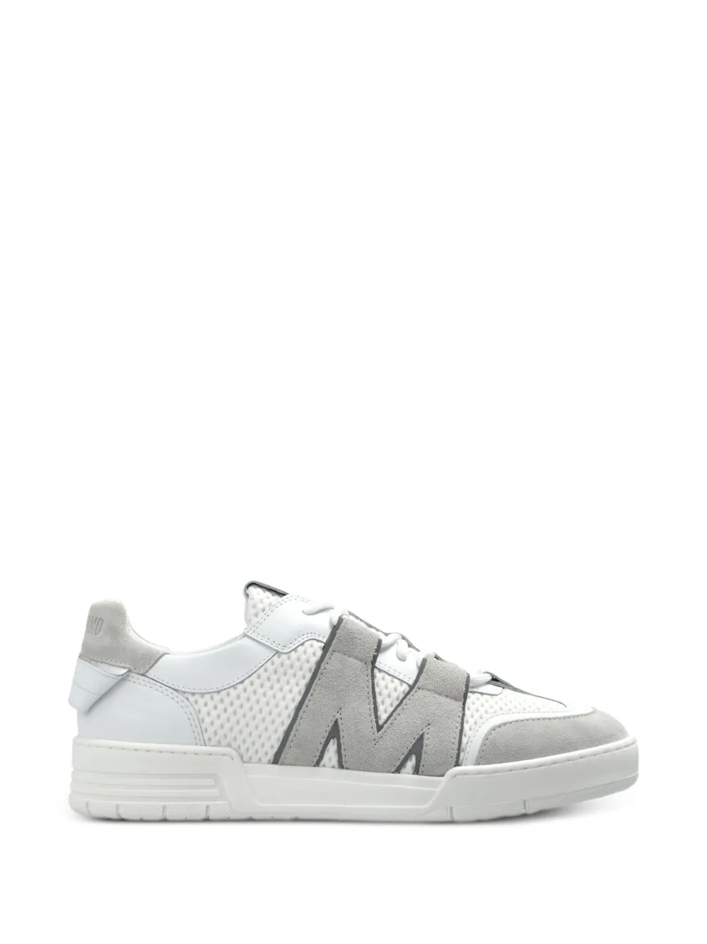 Moschino logo-patch panelled sneakers – Wit (MB15224G0PGW1)