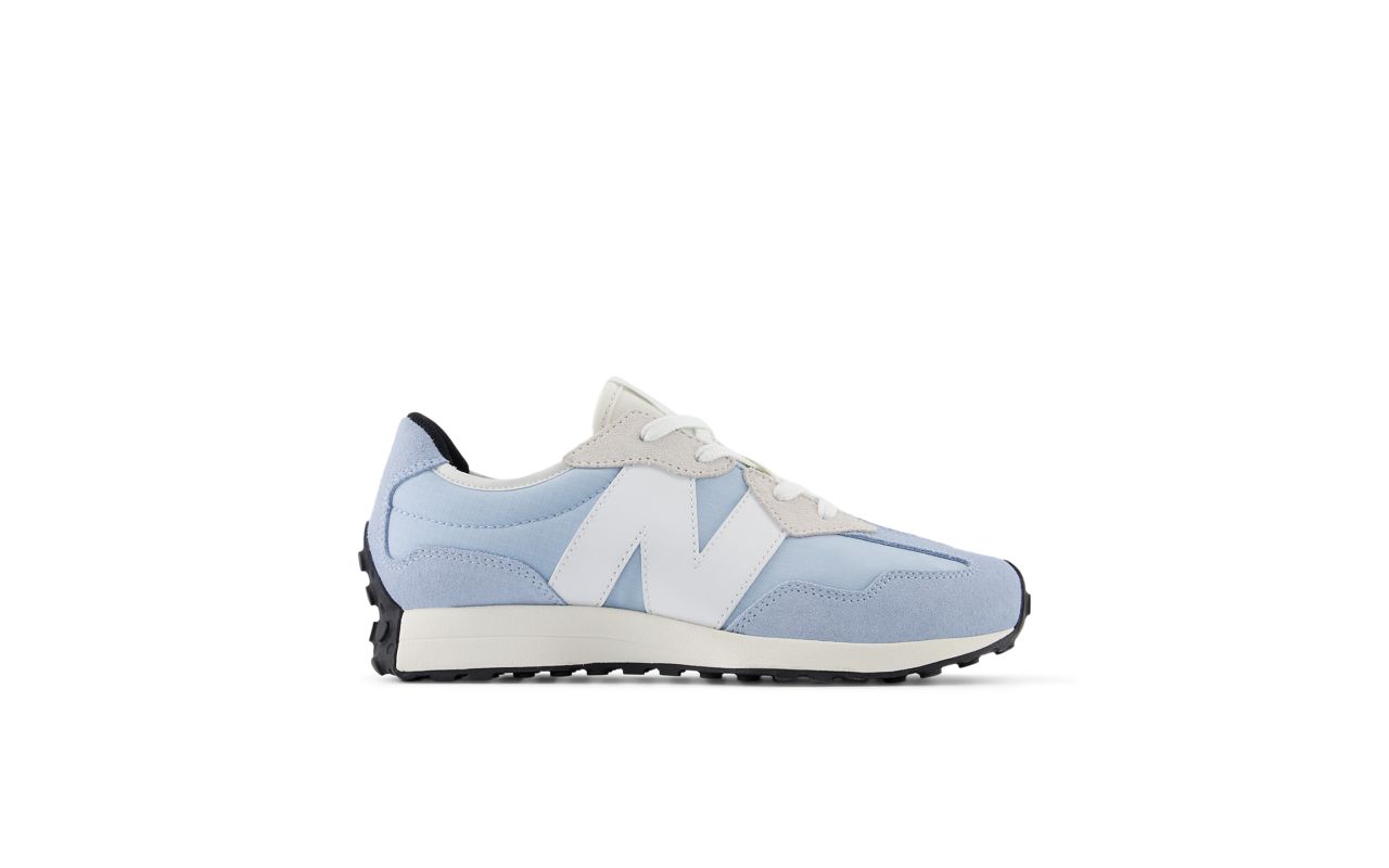 New Balance 327 Light Chrome Blue / White (GS327BS)