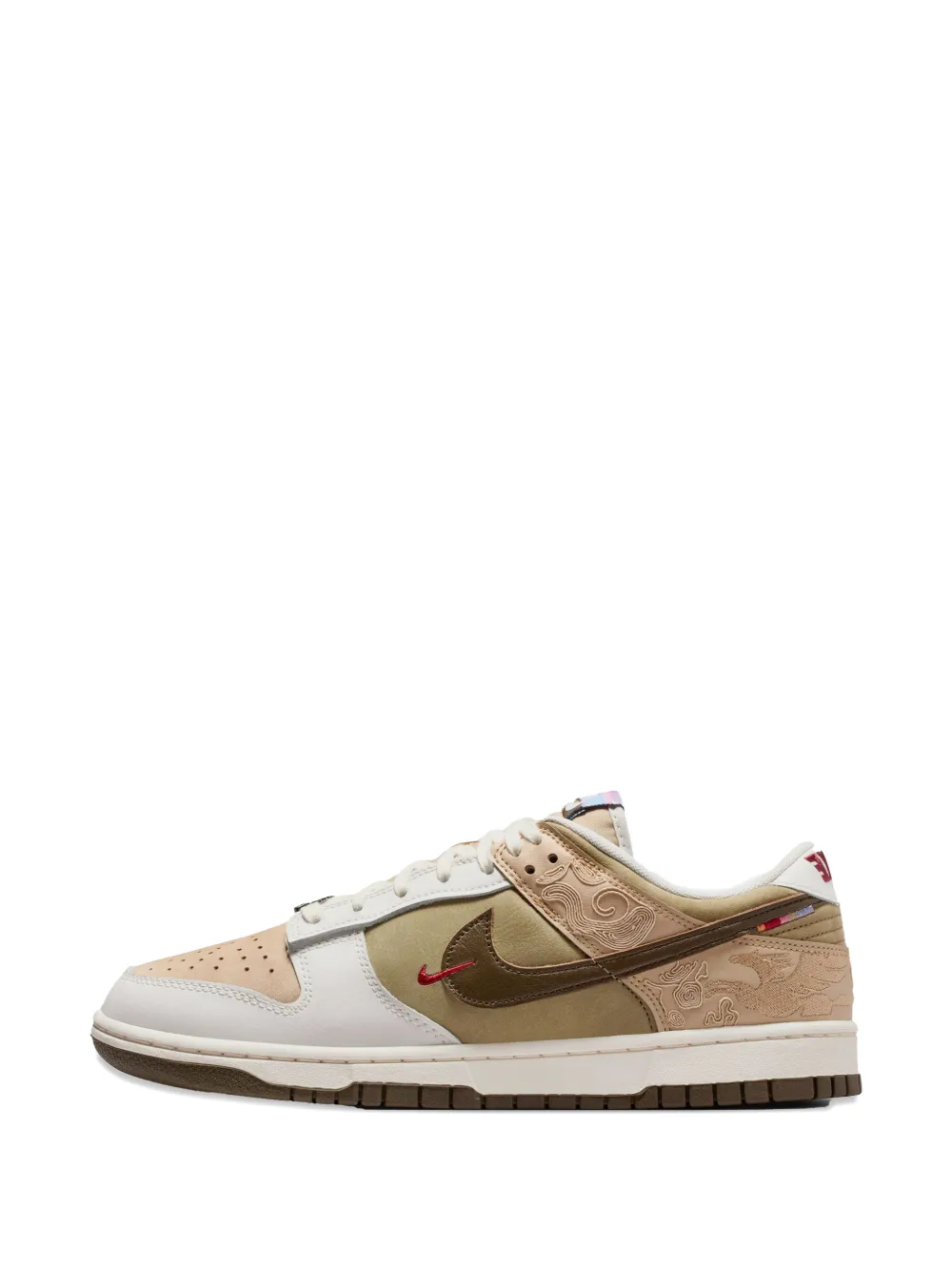 Nike Dunk Low SE LNY low-top sneakers met patroon – Beige (IQ1118)