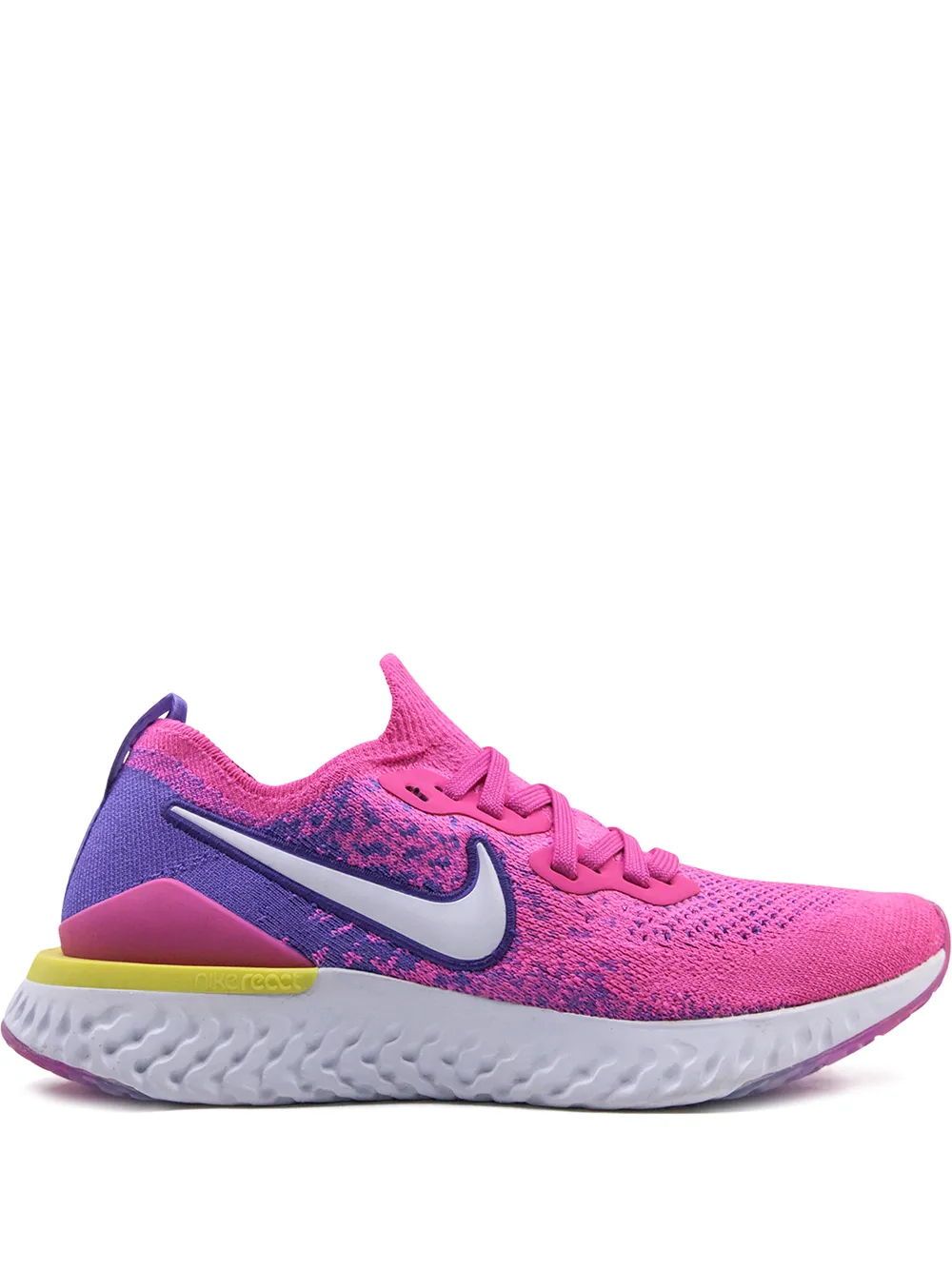 Nike Epic React Flyknit 2 low-top sneakers – Roze (CK0821)