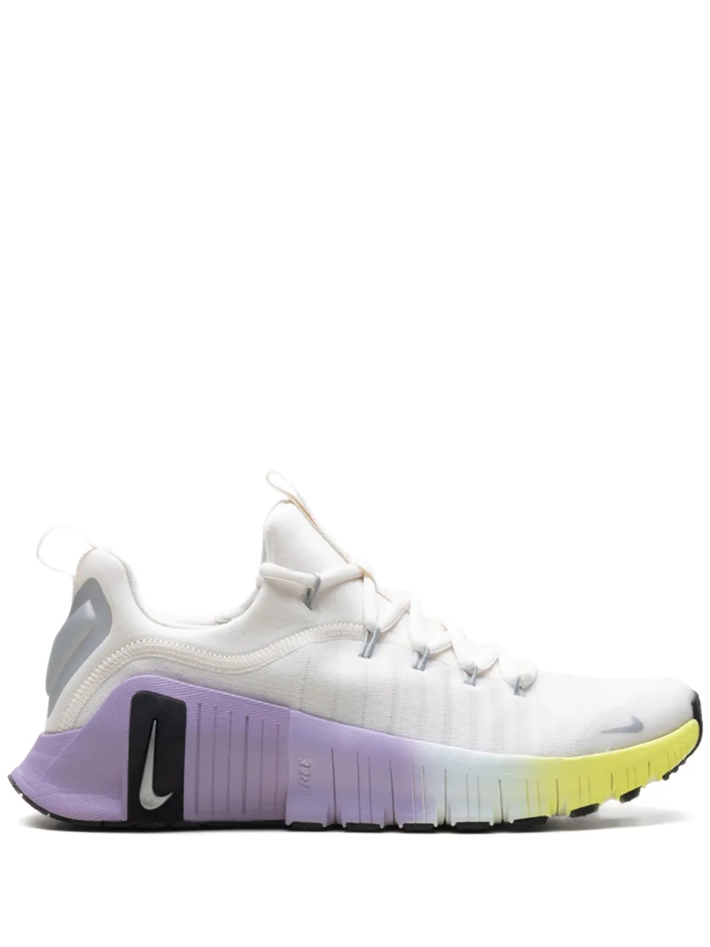 Nike Free Metcon 6 SE Phantom Black Hydrangeas Metallic Silver Sneakers – Weiß (HJ6214)