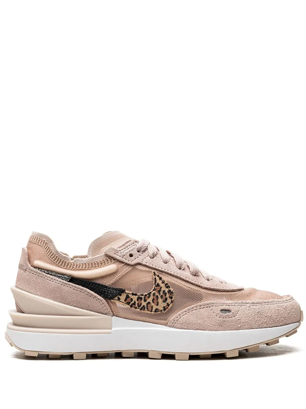 Nike Waffle One Fossil Stone Leopard Sneakers – Rosa (DJ9776)