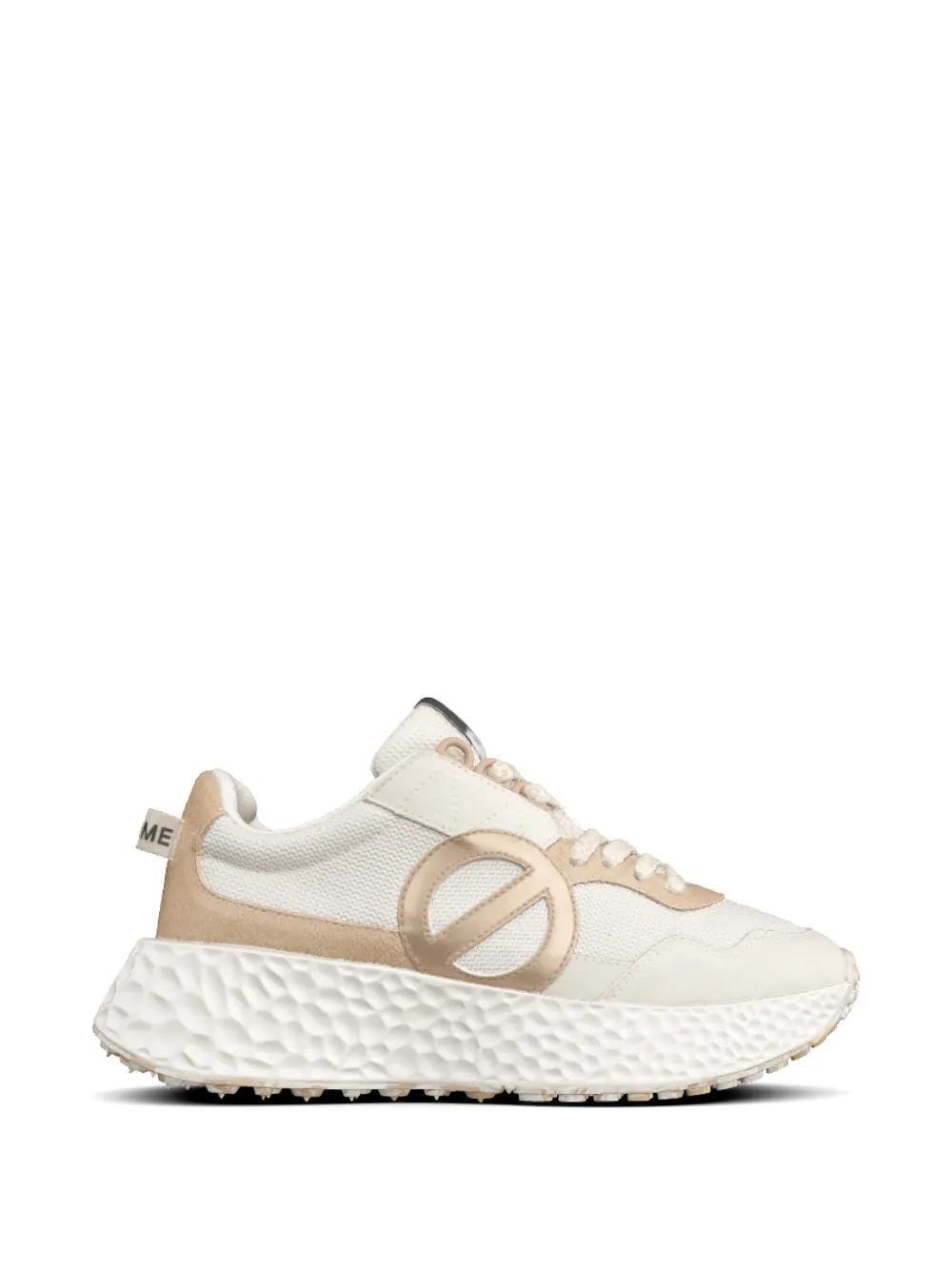 No Name Sneakers met logo – Beige (WCARTERJOGGERDOVEDOVENUDE)