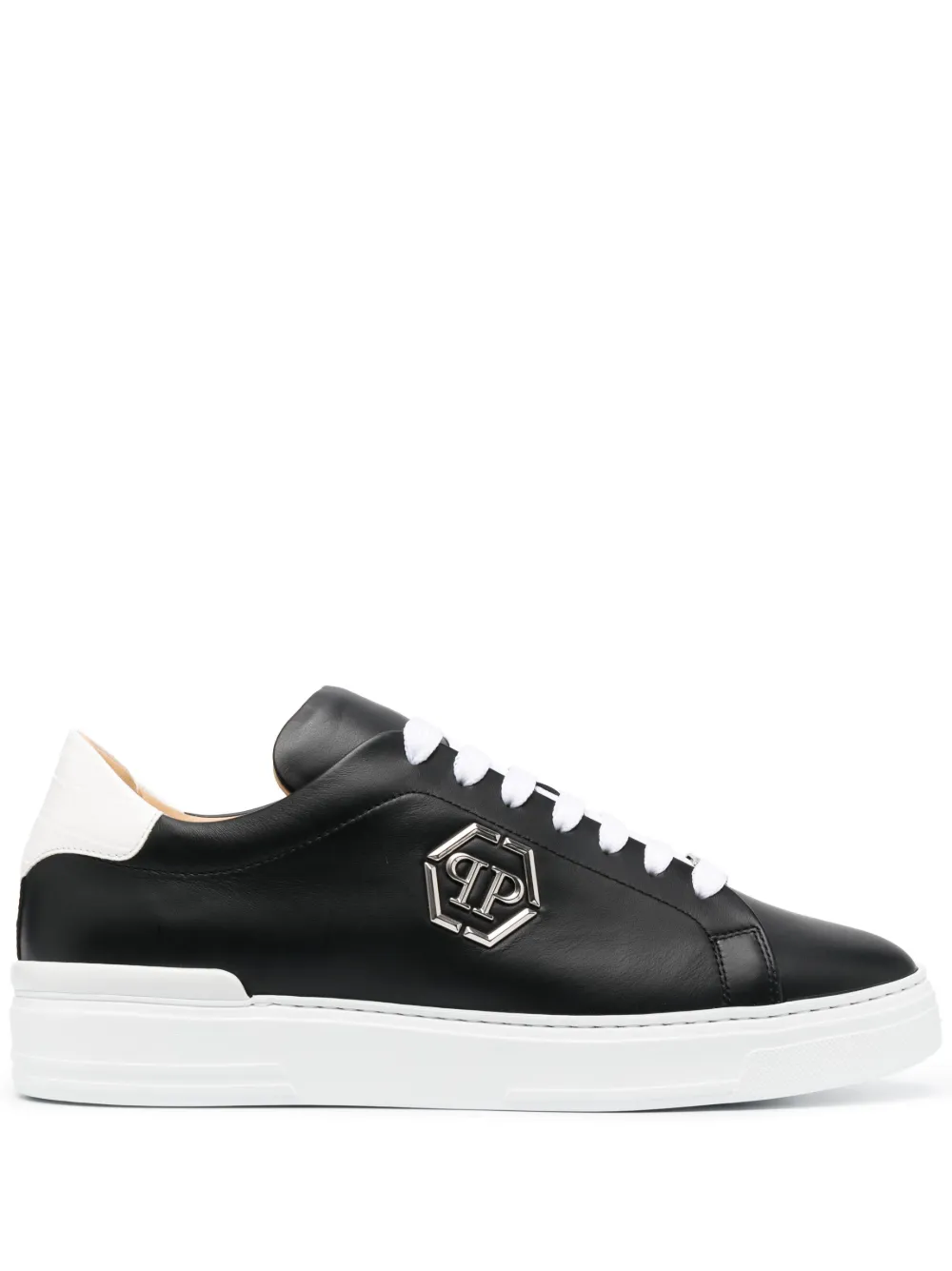 Philipp Plein Sneakers mit Logo-Schild – Schwarz (UACSUSC0507PLE010N)