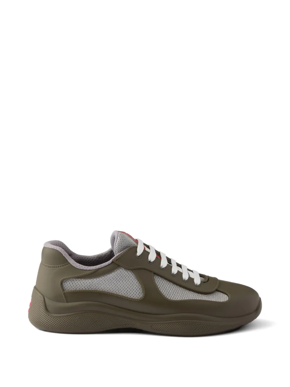Prada America’s Cup Sneakers aus weichem Gummi und Stoff – Grün (4E6500F0253LLJ)