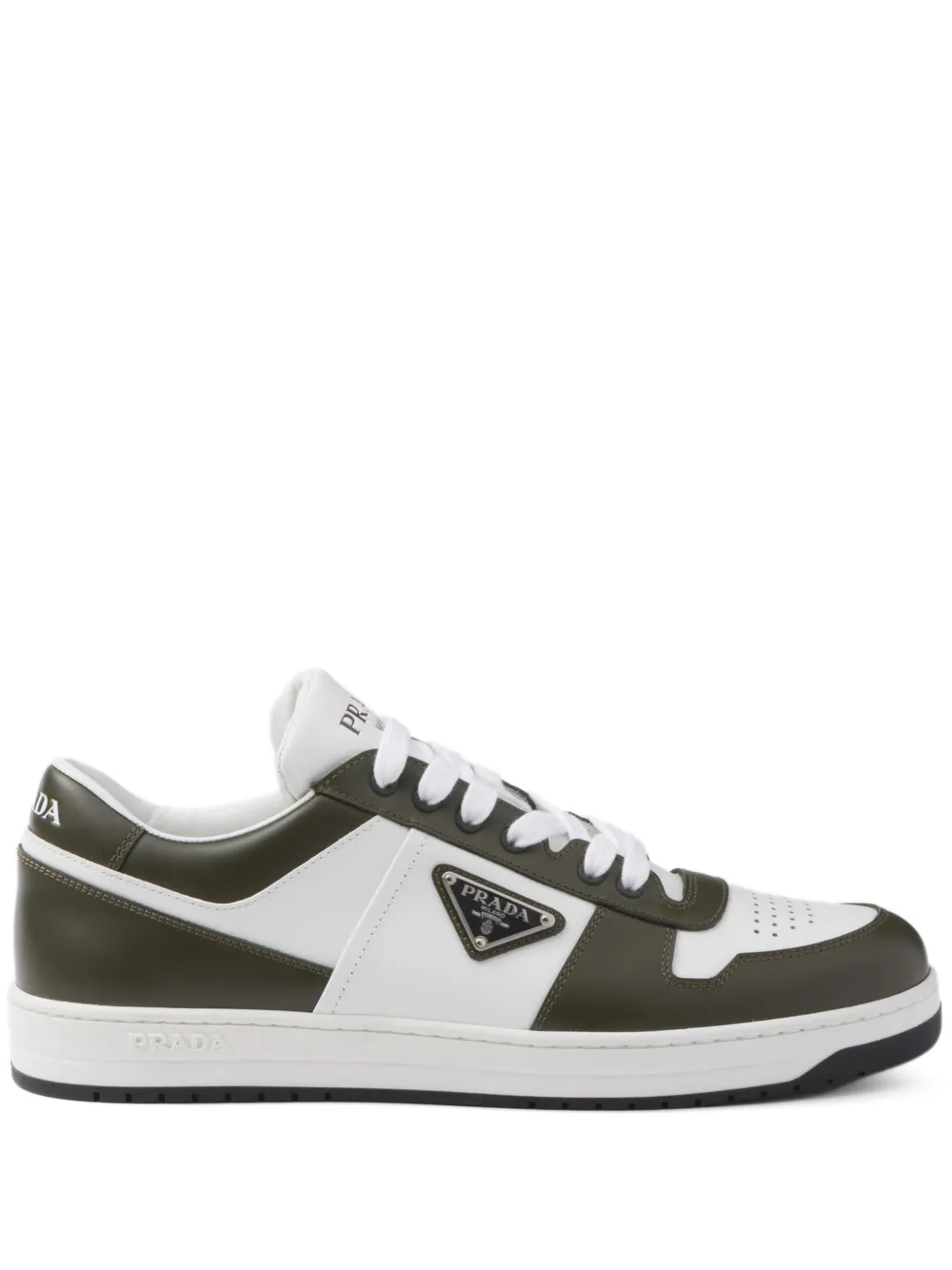 Prada Downtown Sneakers in Colour-Block-Optik – Weiß (2EE364FD0033LOI)