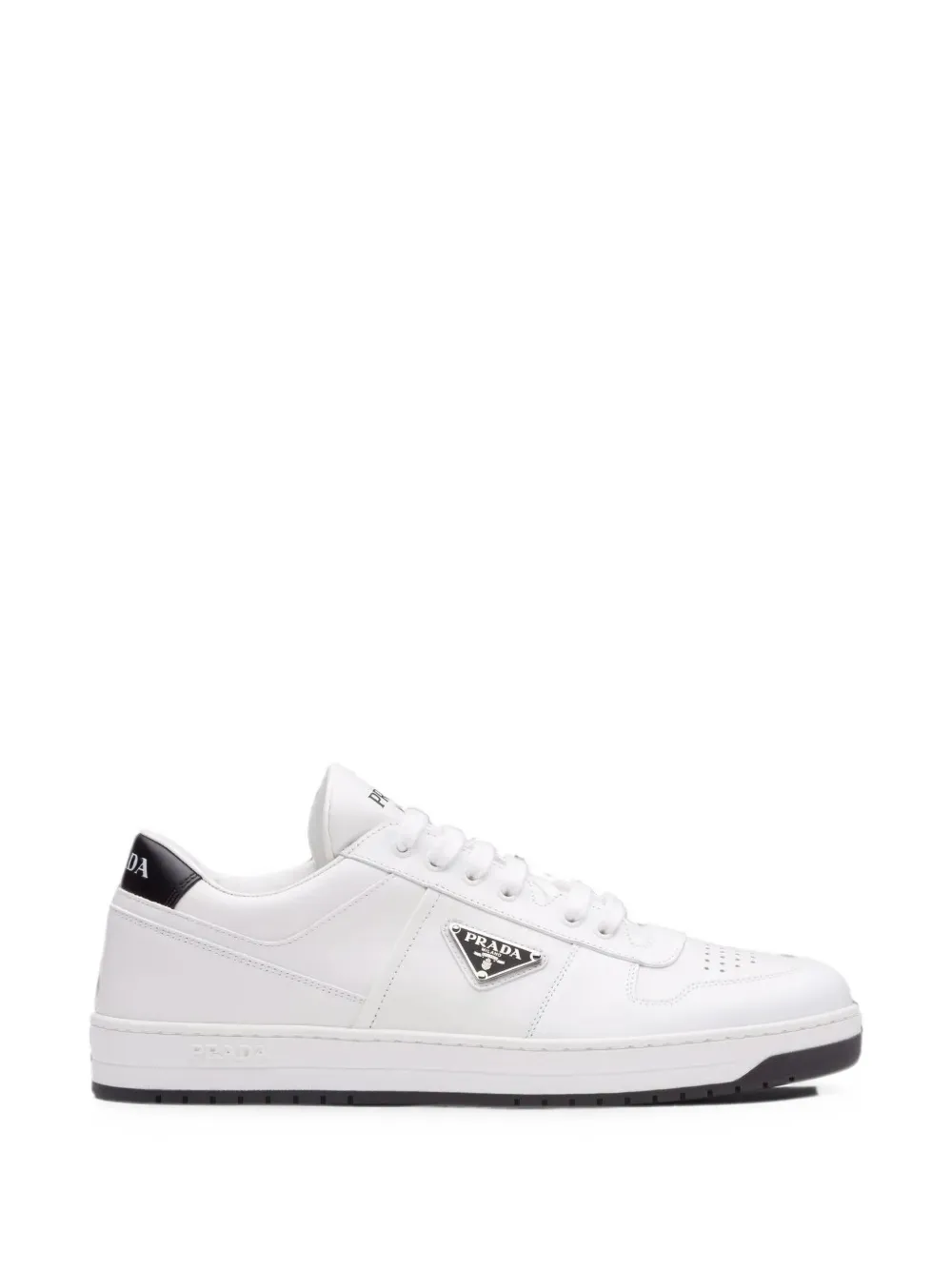 Prada Downtown leren sneakers – Wit (2EE3643LJ8)