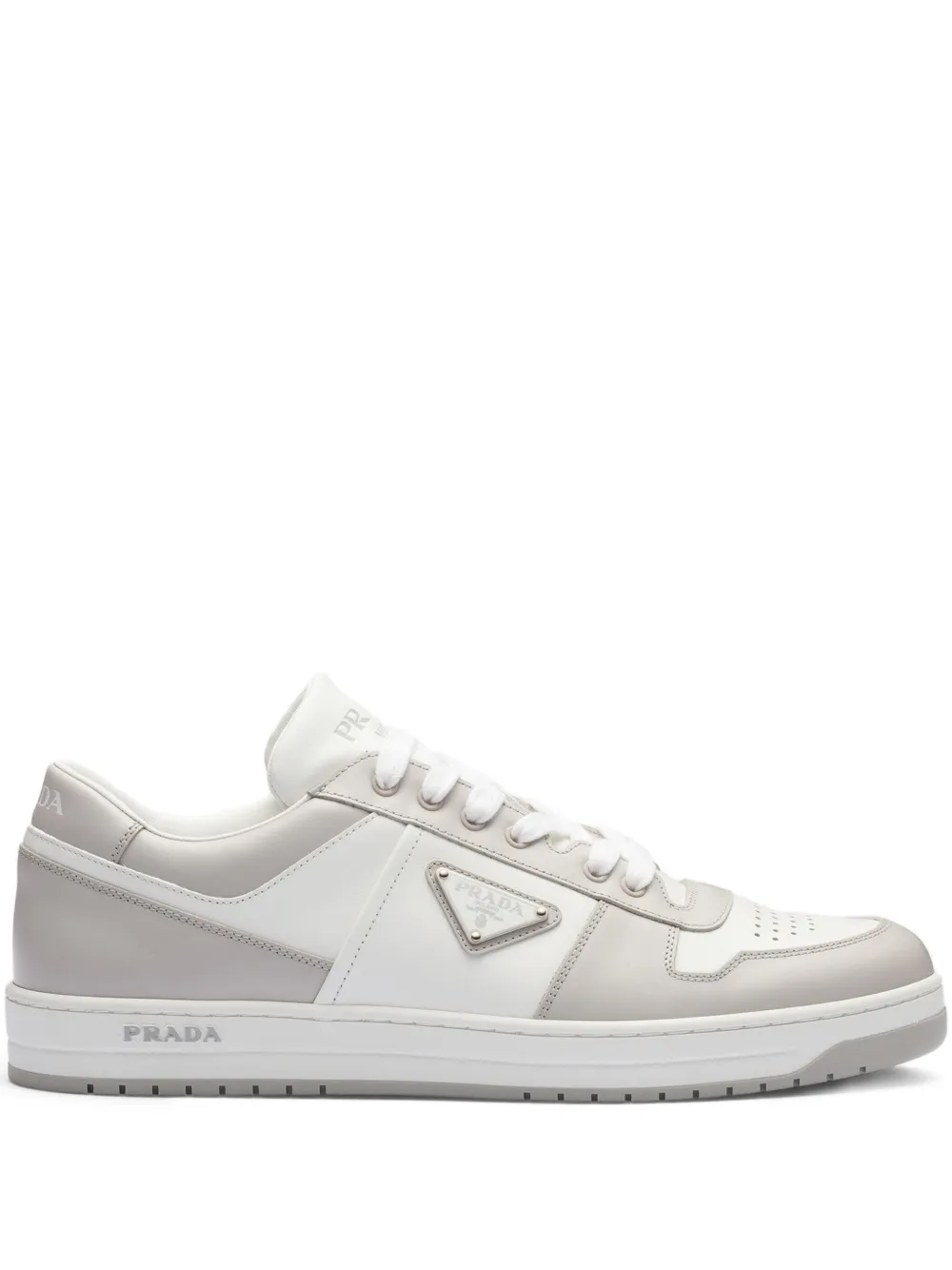 Prada Downtown leren sneakers – Wit (2EE364FD0013LKG)